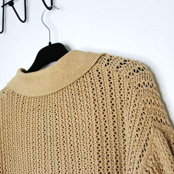 BNWT SS25 I'M BRIAN KNIT SHORT SLEEVE CARDIGAN S & L - Picture 5 of 13